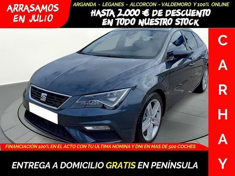 Gris Usado 2019 Seat Leon FR Familiar | 15.990 € (Buen precio) - Imagen 1/4