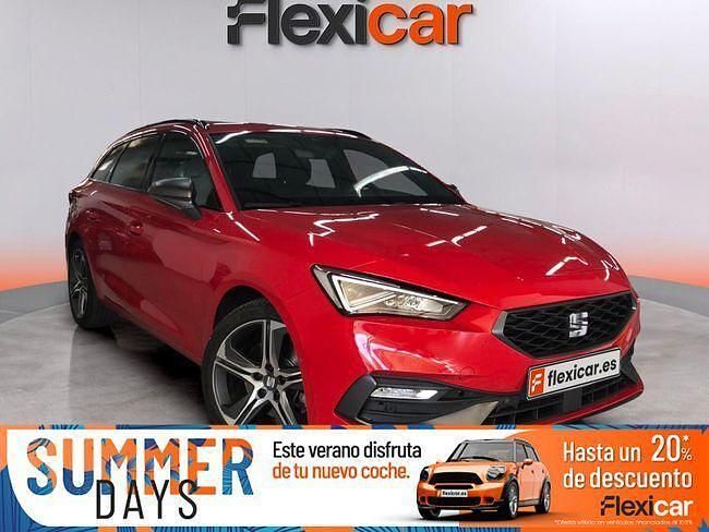 Rojo Usado 2021 Seat Leon FR Berlina | 23.990 € (Un poco caro) - Imagen 1/4
