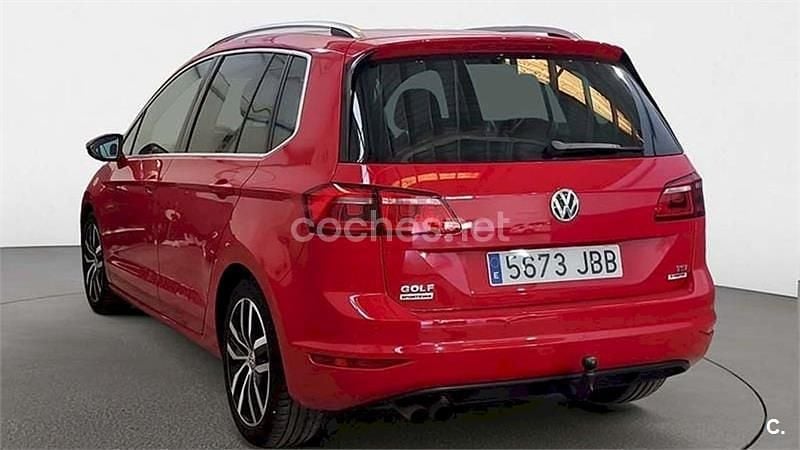 Rojo Usado 2014 VW Golf Sportsvan Sportline Monovolumen | 8880 € (Super precio) - Imagen 1/4