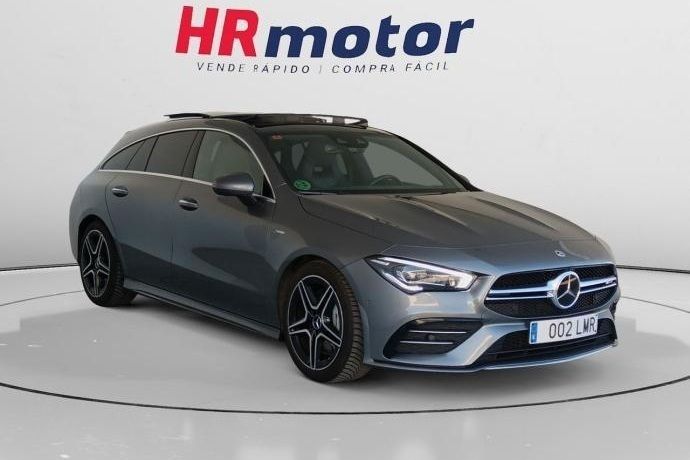 Gris Usado 2021 Mercedes CLA35 AMG AMG Familiar | 39.710 € (Precio justo) - Imagen 1/4