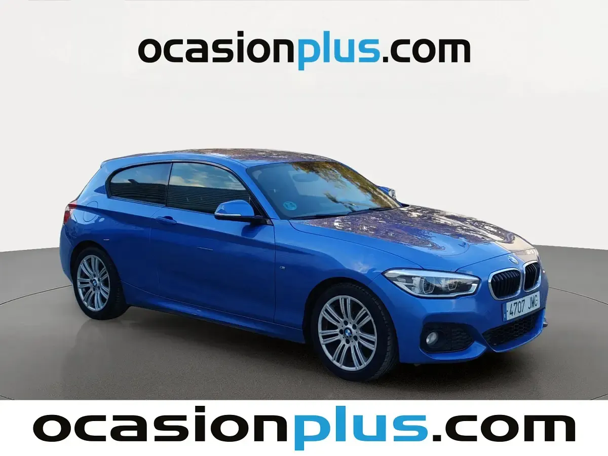 Usado BMW 116 116 CV (85 kW) 2016 Azul Utilitario