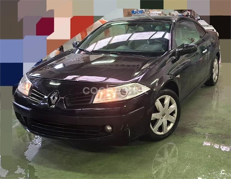 Negro Usado 2006 Renault Mégane Cabriolet Dynamique Descapotable | 2400 € (Buen precio) - Imagen 1/4