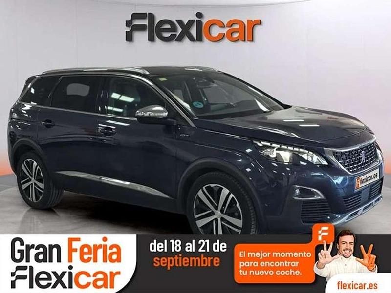 Azul Usado 2018 Peugeot 5008 GT-line Monovolumen | 19.490 € (Precio justo) - Imagen 1/4
