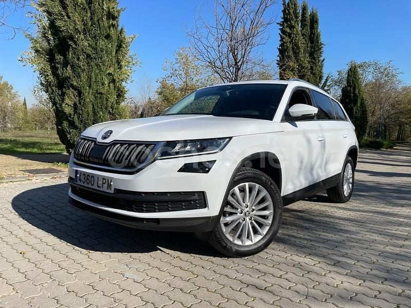 Blanco Usado 2021 Skoda Kodiaq Ambition SUV | 21.990 € (Precio justo) - Imagen 1/4
