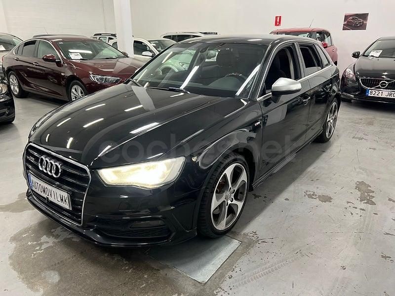 Usado Audi A3 S-Line 184 CV (135 kW) 2015 Negro Berlina