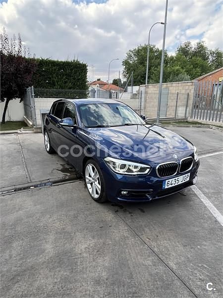 Usado BMW 120 Sport Line 184 CV (135 kW) 2015 Azul Utilitario