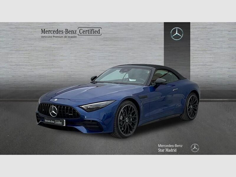 Azul Usado 2023 Mercedes SL43 AMG AMG Descapotable | 114.990 € - Imagen 1/4