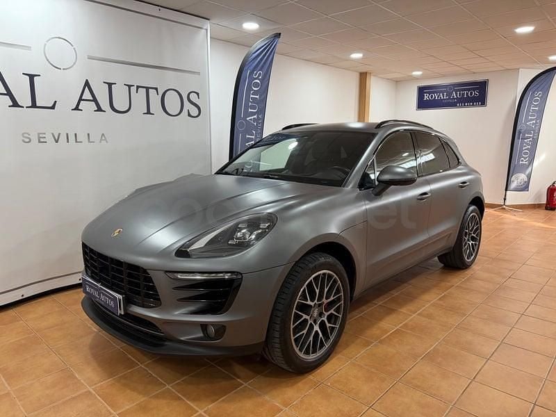 Usado Porsche Macan S 340 CV (250 kW) 2017 Gris / plata SUV
