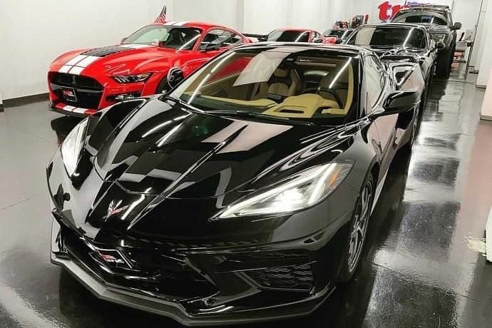 Usado Chevrolet Corvette 495 CV (364 kW) 2021 Negro Descapotable