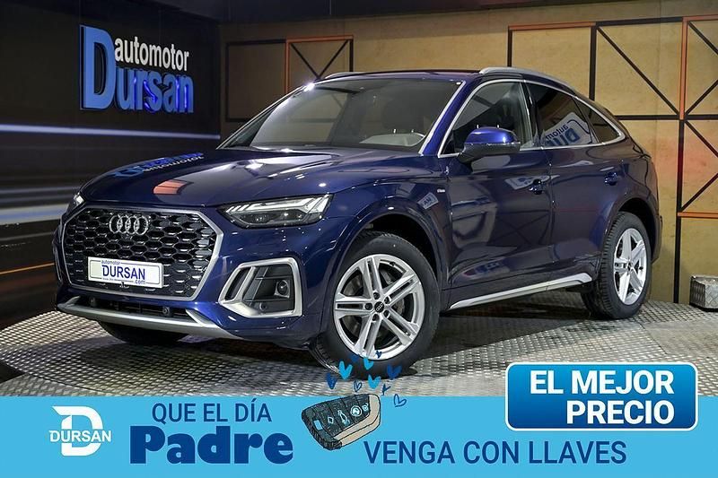 Usado Audi Q5 S-Line 204 CV (150 kW) 2022 Azul SUV