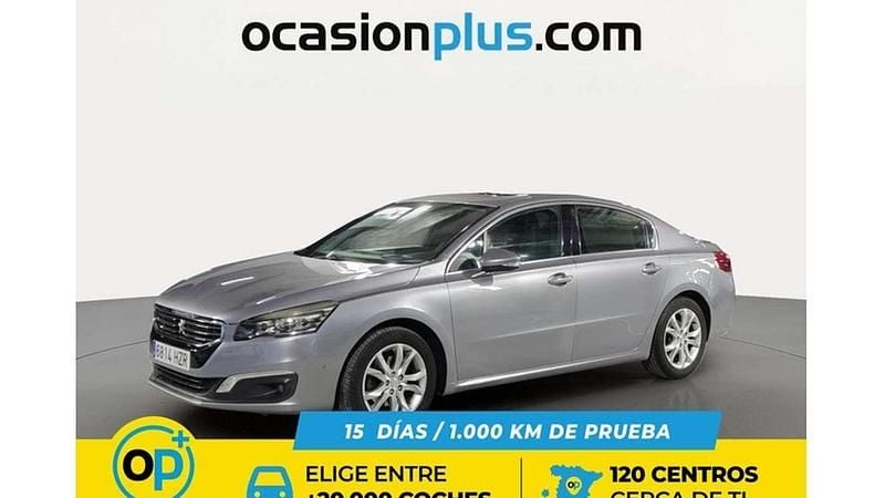 Usado Peugeot 508 Allure 163 CV (119 kW) 2014 Gris Berlina