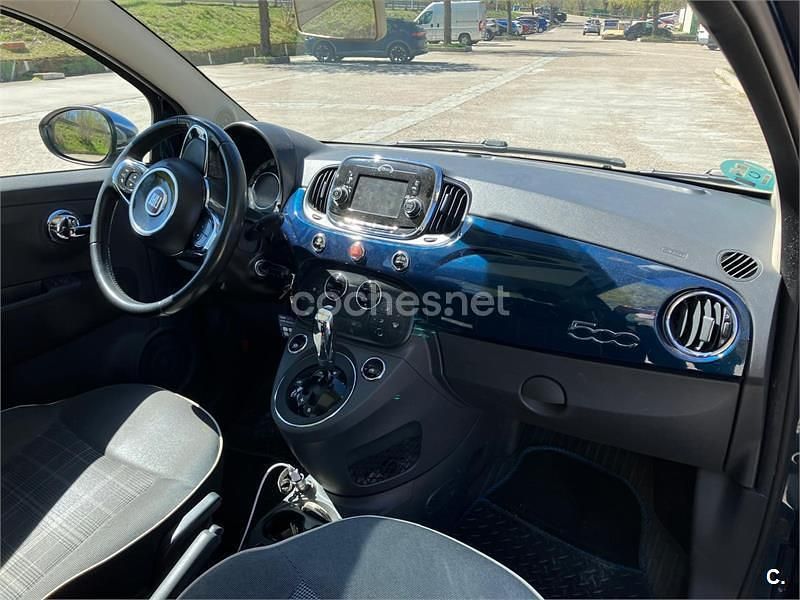 Usado Fiat 500 Pop 69 CV (50 kW) 2016 Azul Berlina