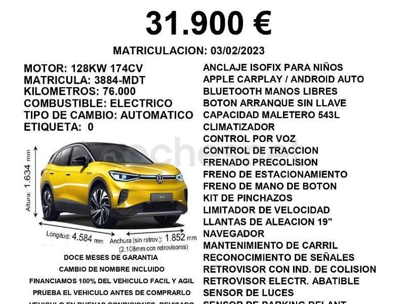 Usado VW ID.4 Pro 150 kW (204 CV) 2023 Eléctrico SUV