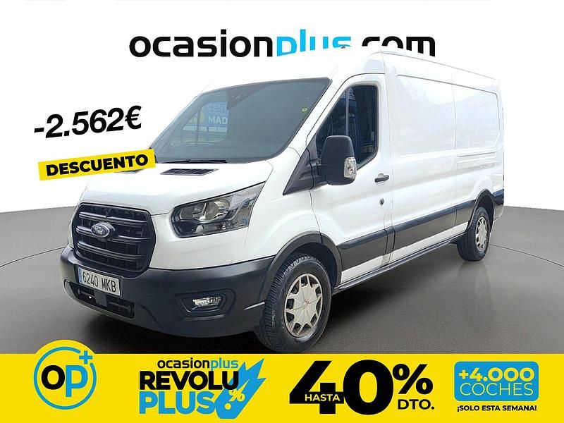 Usado Ford Transit Trend 130 CV (95 kW) 2023 Blanco Berlina