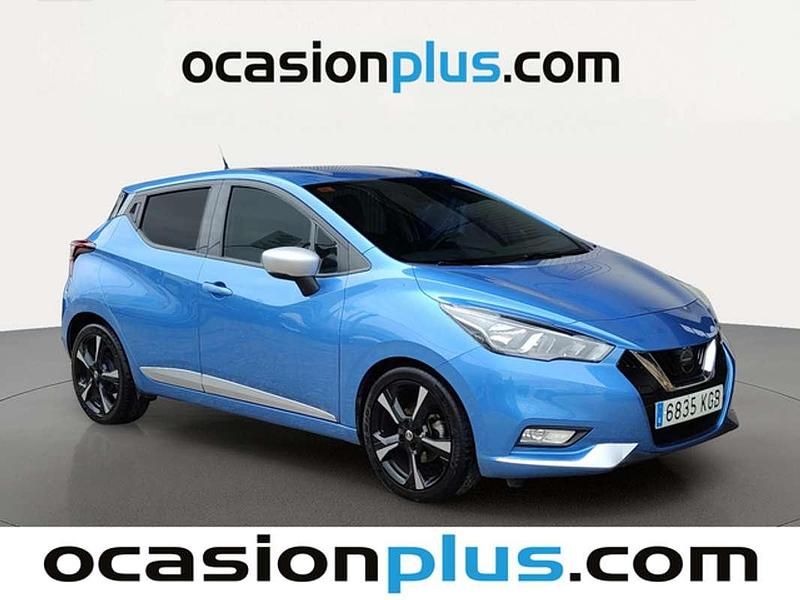 Usado Nissan Micra S 90 CV (66 kW) 2017 Azul Utilitario