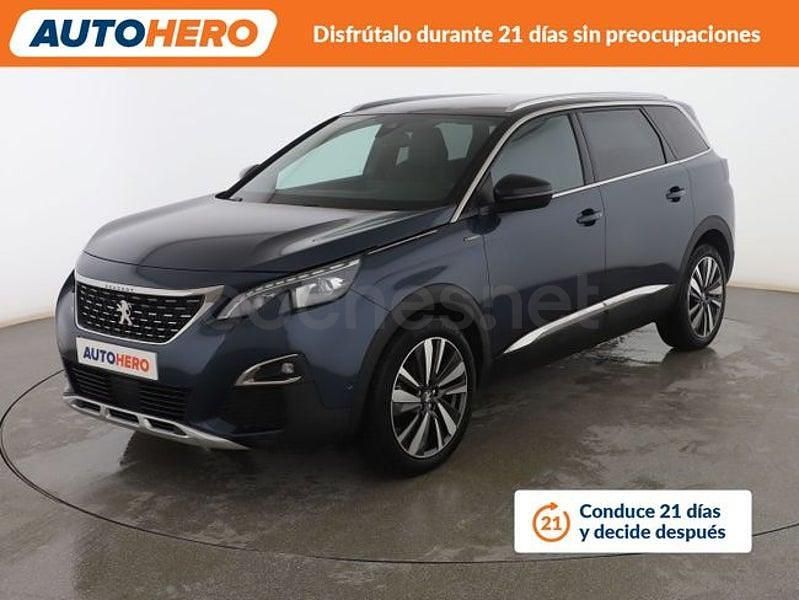 Usado Peugeot 5008 GT-line 130 CV (95 kW) 2019 Azul SUV