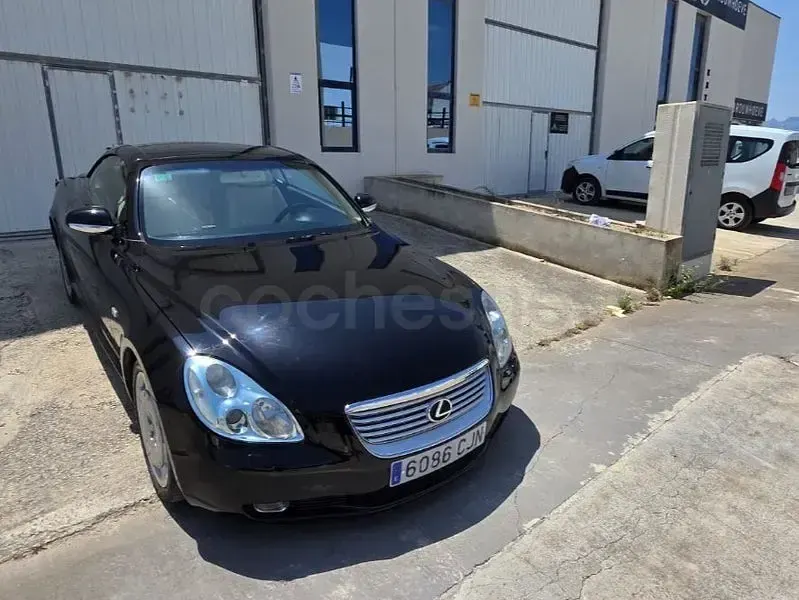 Usado Lexus SC430 286 CV (210 kW) 2004 Negro Descapotable
