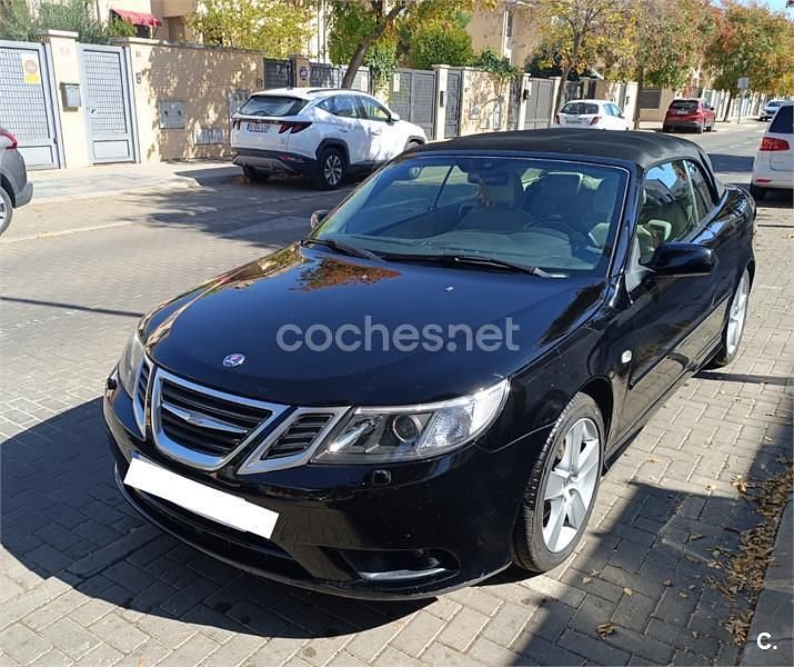 Usado Saab 9-3 Vector 180 CV (132 kW) 2008 Negro Descapotable