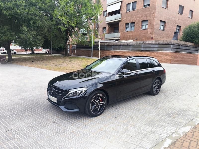 Negro Usado 2015 Mercedes C180 Familiar | 12.000 € (Precio justo) - Imagen 1/4