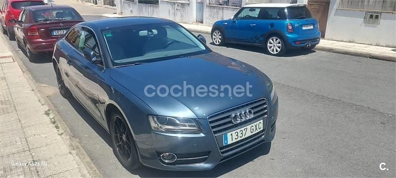 Usado Audi A5 180 CV (132 kW) 2010 Gris / plata Coupe
