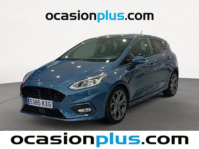 Azul Usado 2019 Ford Fiesta ST-Line Utilitario | 12.637 € (Un poco caro) - Imagen 1/4