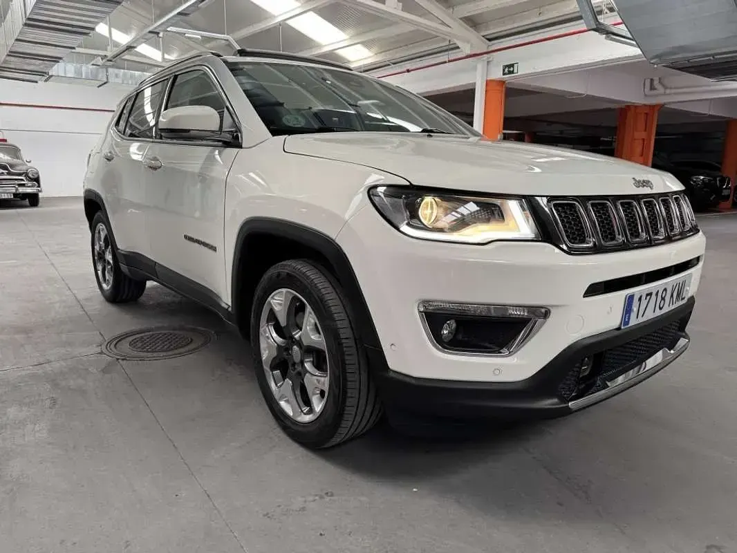Brugt Jeep Compass Limited 140 HK (102 kW) 2018 Hvid SUV
