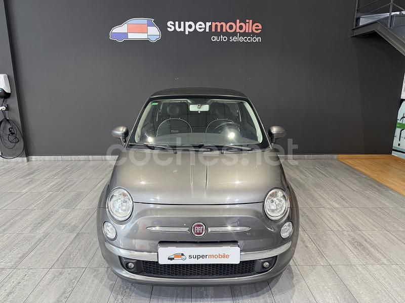 Usado Fiat 500C Lounge 69 CV (50 kW) 2017 Gris / plata Descapotable