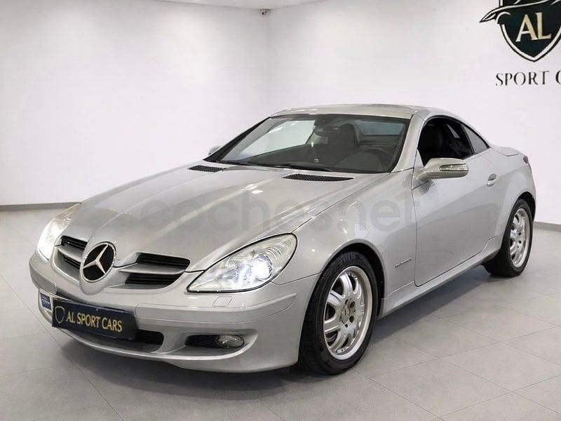 Usado Mercedes SLK200 163 CV (119 kW) 2005 Gris / plata Descapotable