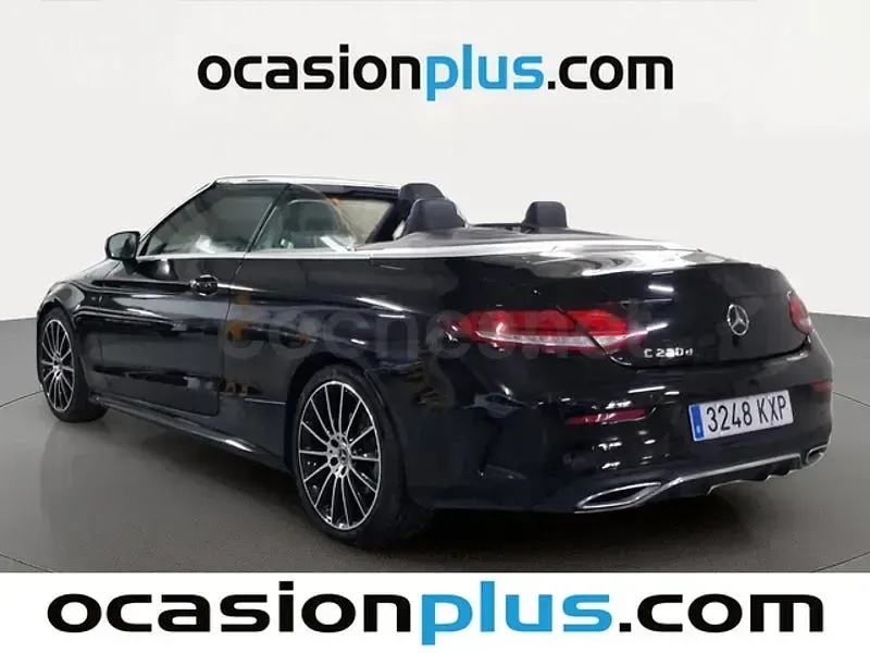 Usado Mercedes C220 194 CV (142 kW) 2019 Negro Descapotable