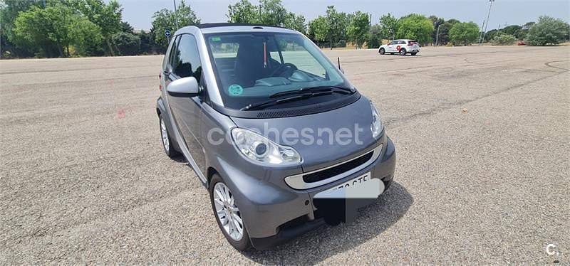 Usado Smart ForTwo Cabrio Passion 71 CV (52 kW) 2010 Gris / plata Descapotable
