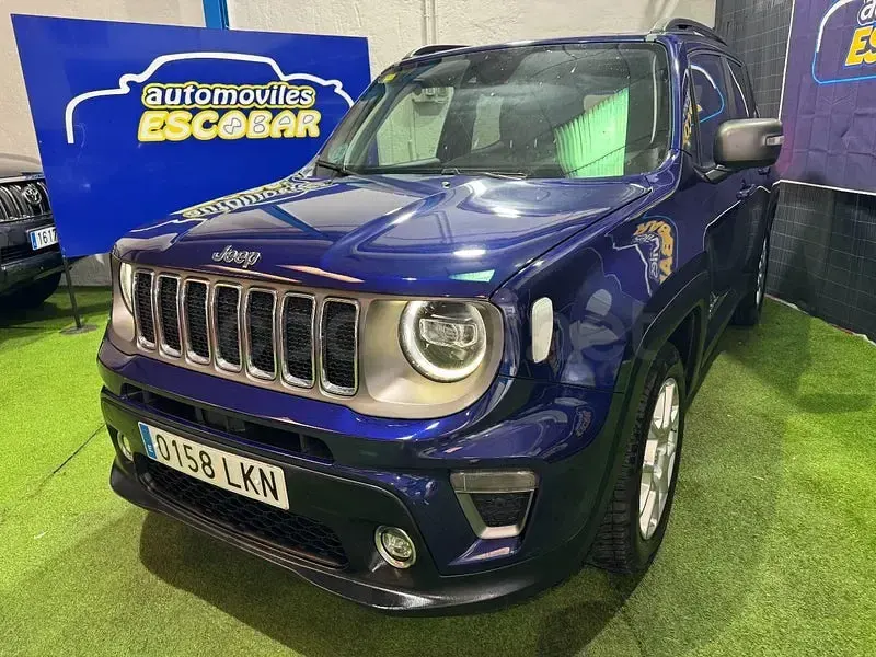 Usado Jeep Renegade Limited 120 CV (88 kW) 2020 Azul SUV
