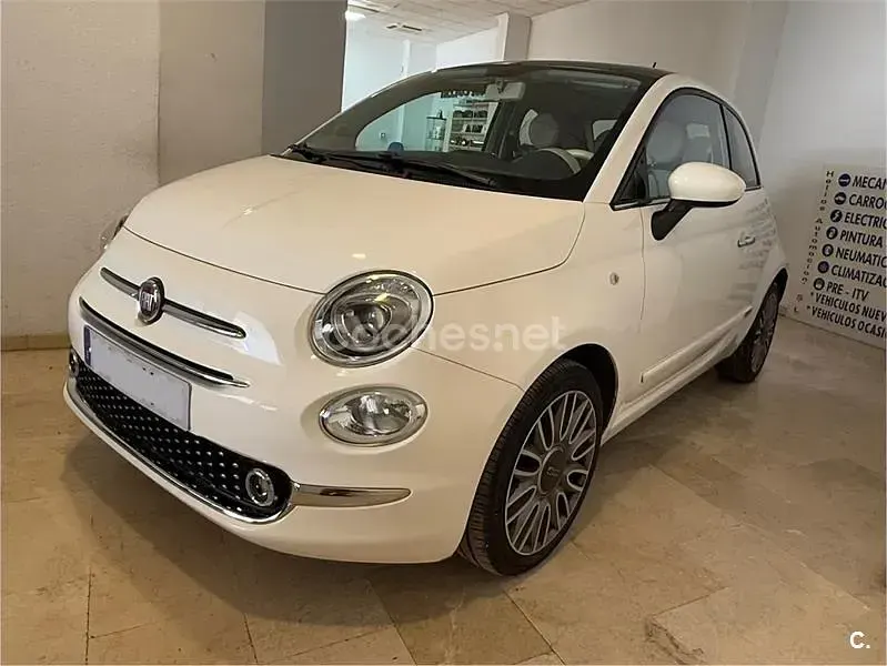 Usado Fiat 500 69 CV (50 kW) 2017 Blanco Berlina