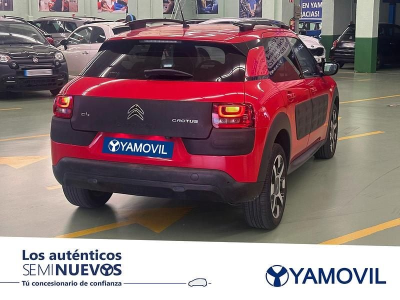 Usado Citroën C4 Cactus PureTech 110 CV (80 kW) 2017 Rojo Utilitario