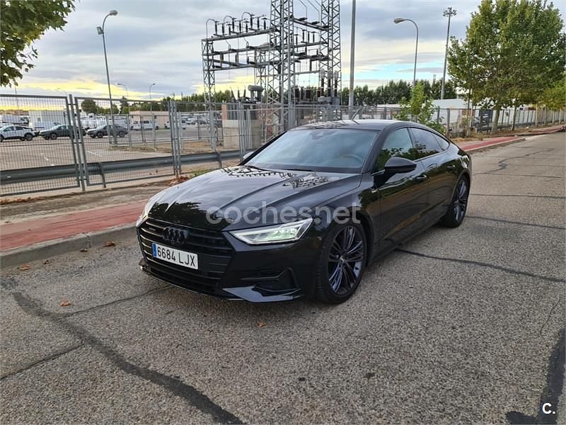 Negro Usado 2019 Audi A7 Sportback S-Line Utilitario | 43.499 € - Imagen 1/4