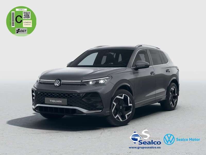 Gris Usado 2024 VW Tiguan R-line SUV | 40.590 € (Un poco caro) - Imagen 1/4
