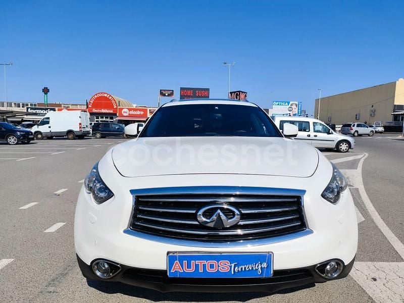 Blanco Usado 2013 Infiniti QX70 Premium SUV | 16.550 € - Imagen 1/4