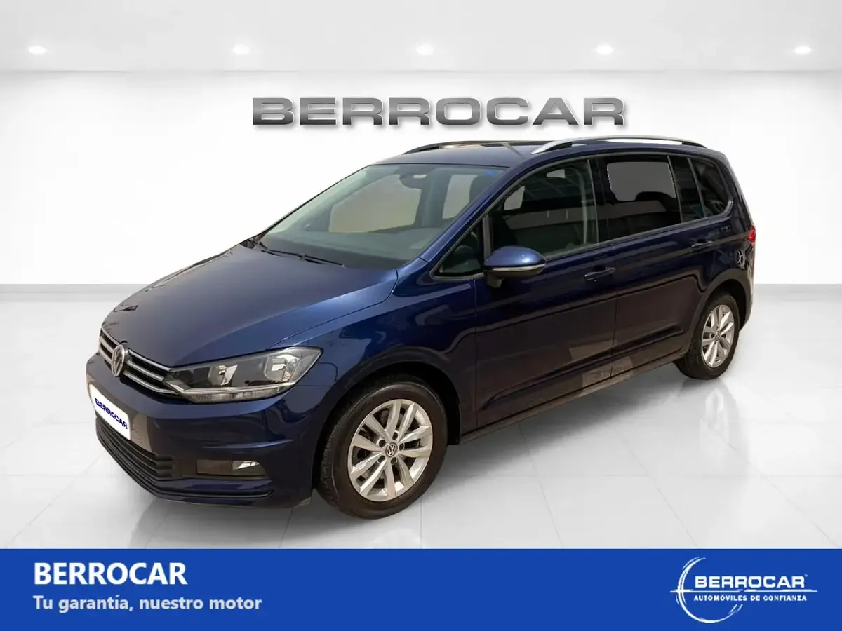 Usado VW Touran Sportline 115 CV (84 kW) 2018 Azul Monovolumen