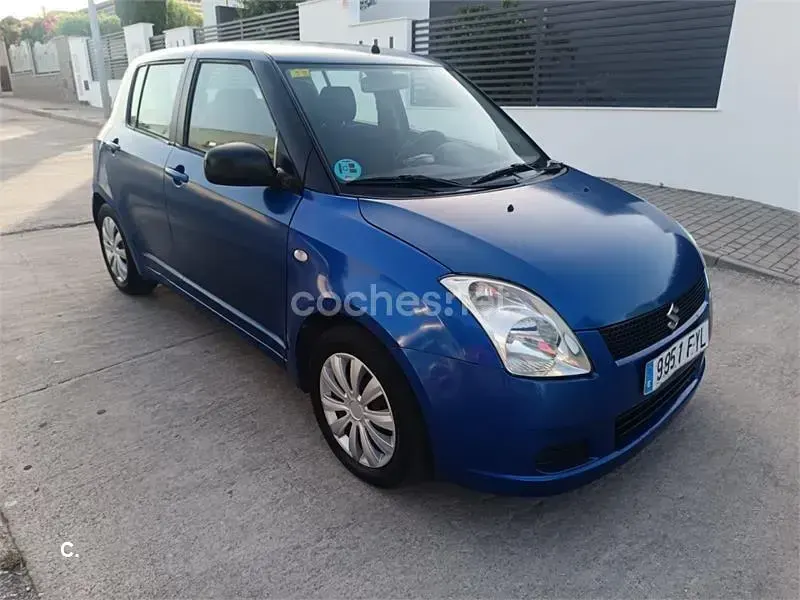 Usado Suzuki Swift GLX 92 CV (67 kW) 2007 Azul Utilitario