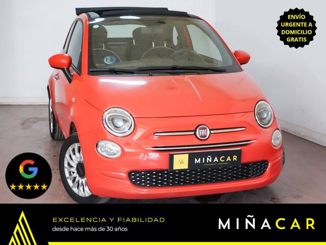 Rojo Usado 2020 Fiat 500C Lounge Descapotable | 10.850 € (Precio justo) - Imagen 1/4
