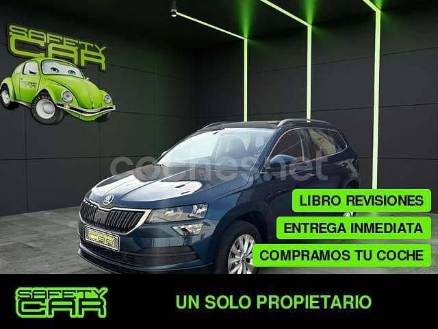 Azul Usado 2021 Skoda Karoq Ambition SUV | 18.499 € (Precio justo) - Imagen 1/4