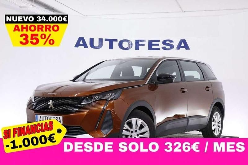 Naranja Usado 2023 Peugeot 5008 Active Monovolumen | 22.350 € (Buen precio) - Imagen 1/4