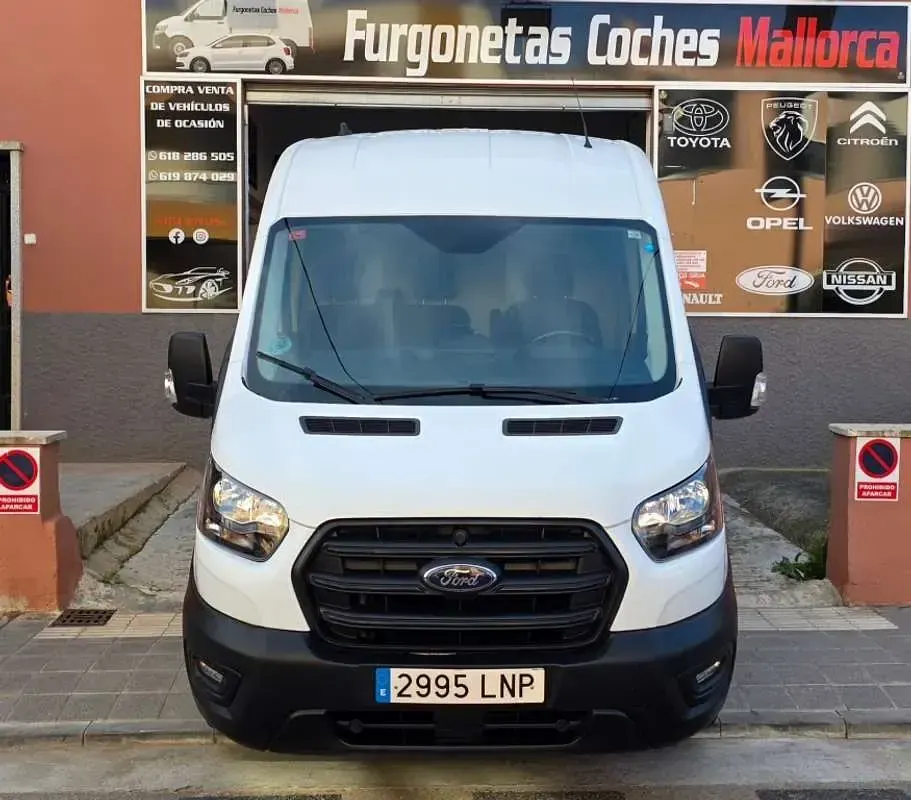 Usado Ford Transit Trend 131 CV (96 kW) 2021 Blanco Van