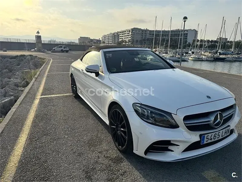 Usado Mercedes C43 AMG 390 CV (286 kW) 2020 Blanco Descapotable