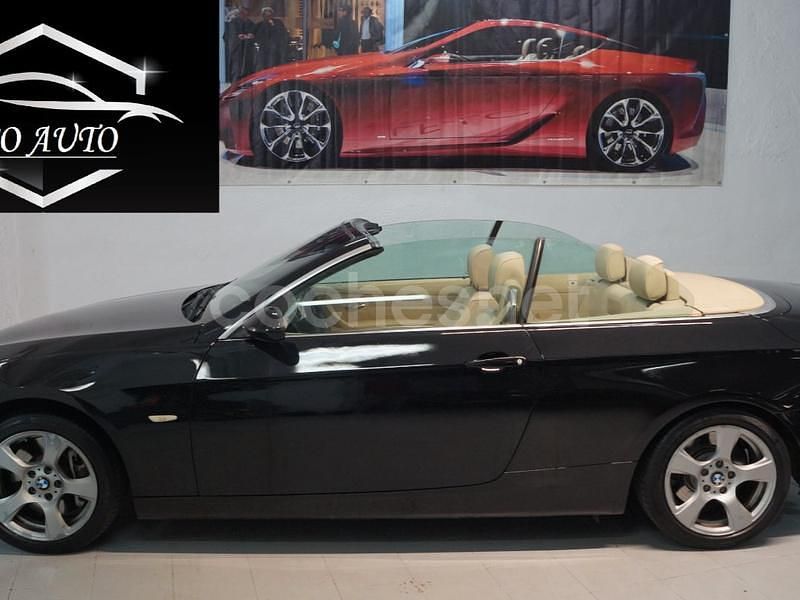 Negro Usado 2008 BMW 330 Cabriolet Descapotable | 11.999 € (Buen precio) - Imagen 1/4