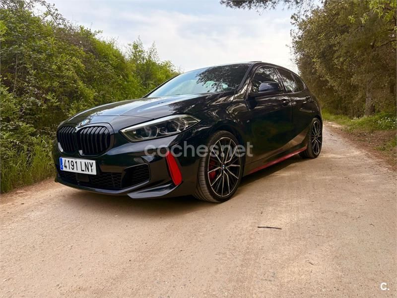Negro Usado 2021 BMW 128 Berlina | 30.500 € (Precio justo) - Imagen 1/4