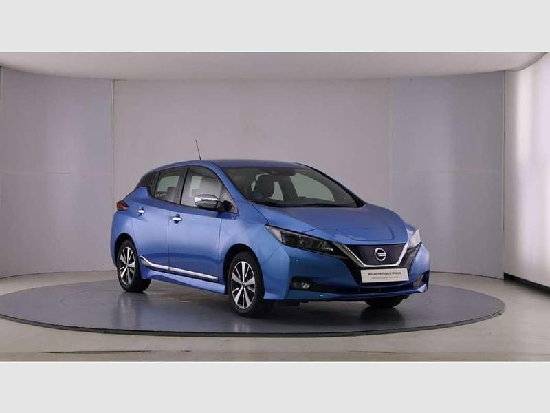 Usado Nissan Leaf Acenta 110 kW (150 CV) 2021 Azul Utilitario