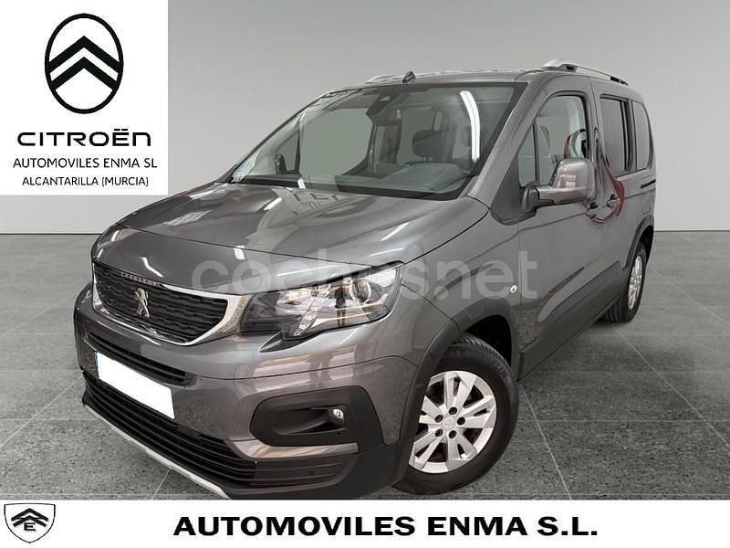 Gris / plata Usado 2021 Peugeot Rifter Allure Monovolumen | 19.990 € (Caro) - Imagen 1/4