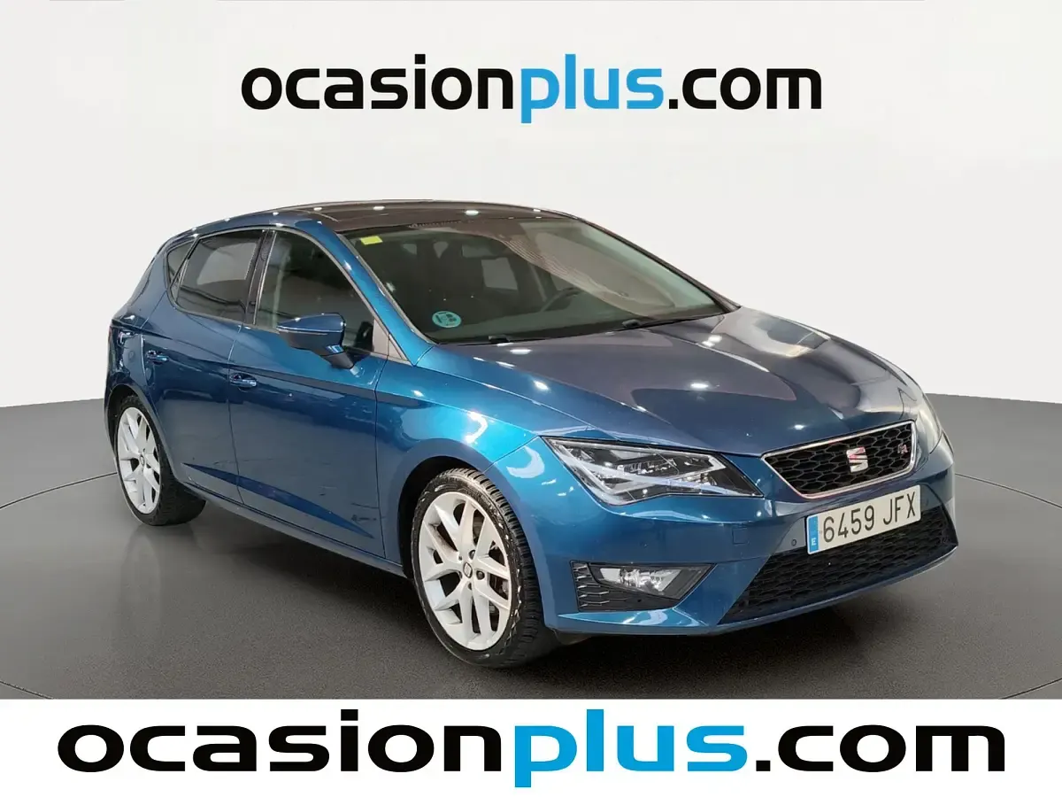 Usado Seat Leon FR 180 CV (132 kW) 2015 Azul Utilitario
