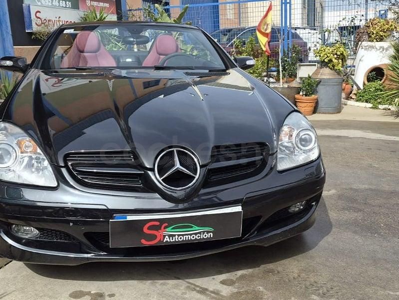 Usado Mercedes SLK200 163 CV (119 kW) 2005 Negro Descapotable