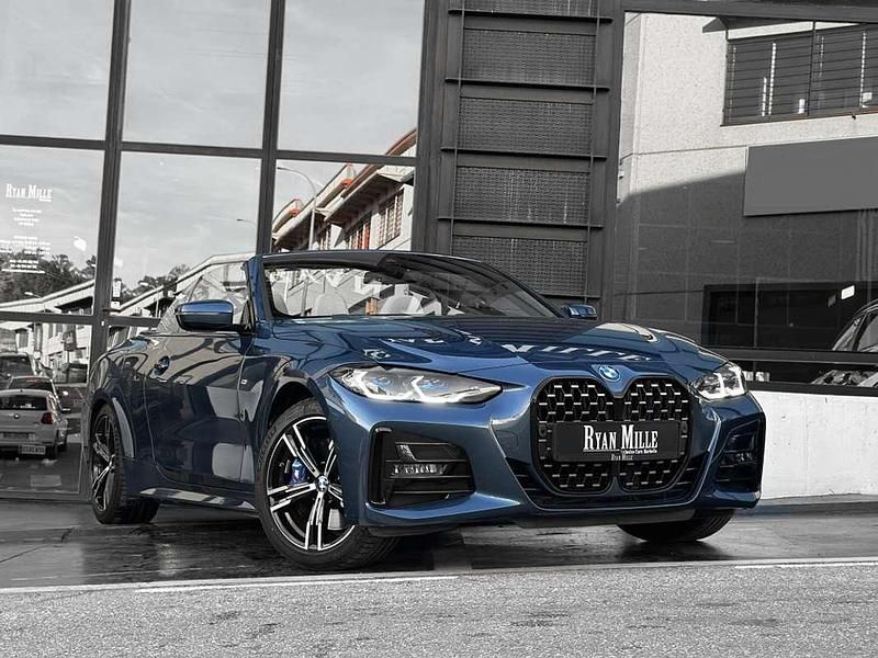 Usado BMW 420 M Sport 184 CV (135 kW) 2022 Azul Descapotable